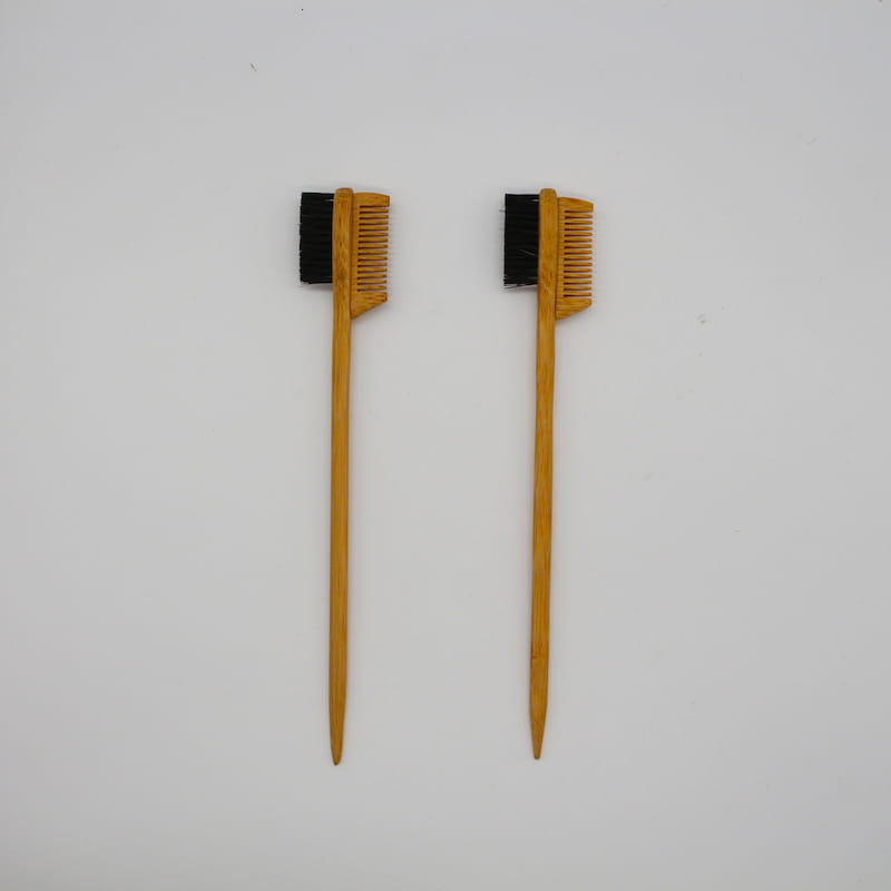 Bamboo Eyelash Comb Eyebrow brush