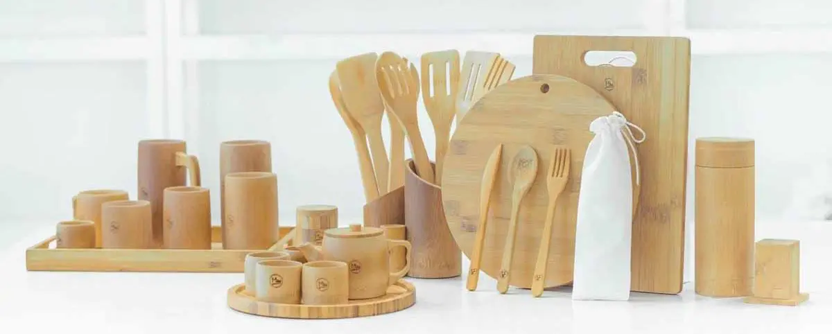 Bamboo Kitchen Utensils and tableware