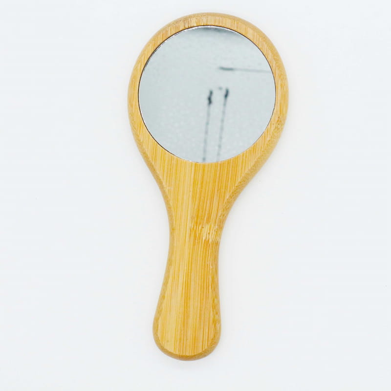 bamboo compact mirror