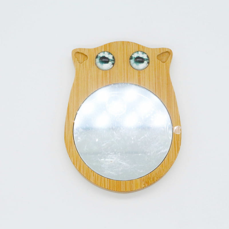 bamboo pocket mirror