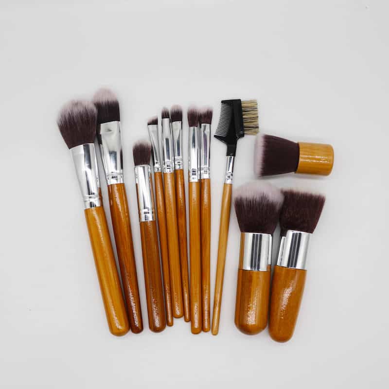 Bamboo Makeup Brush Set